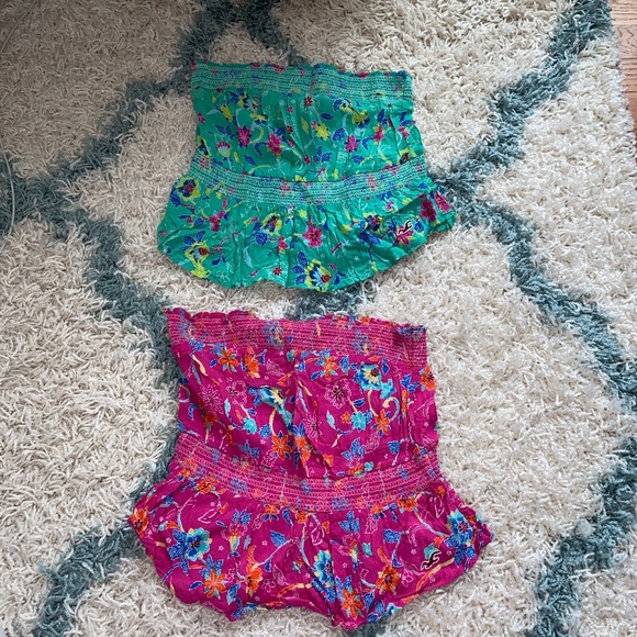 COPY - Hollister Strapless Tops 2 in a Set - Picture 1 of 4